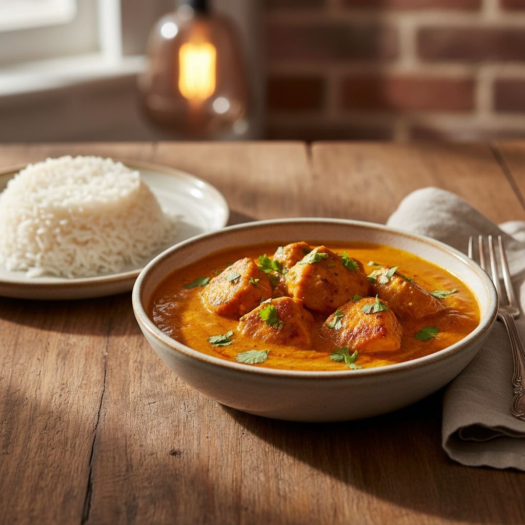 Indisches-Butter-Chicken-mit-Basmatireis