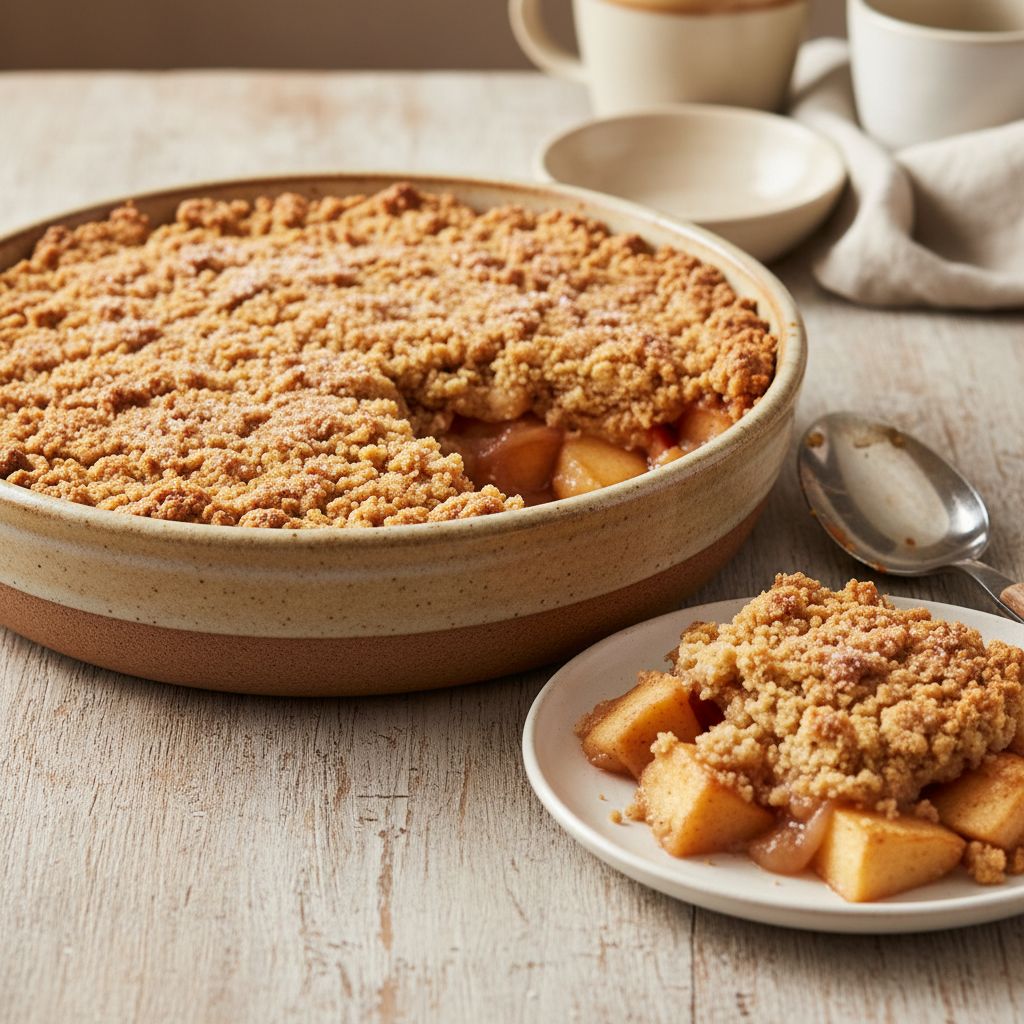 Klassischer-Apfel-Crumble-mit-Streuseln