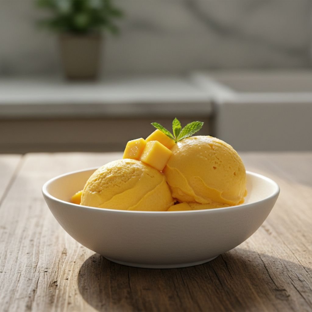 Ninja-Creami-Mango-Sorbet-mit-3-Zutaten