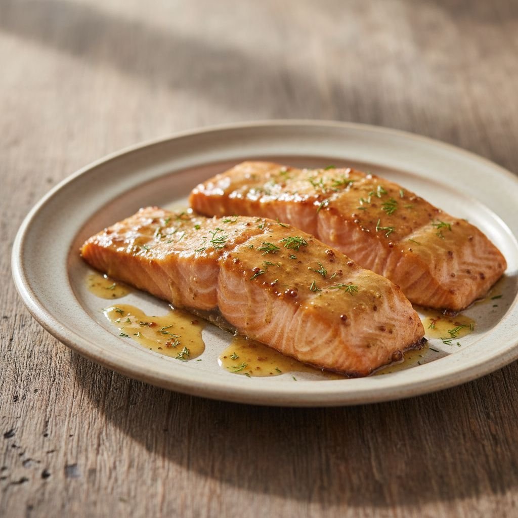 Ofenlachs-mit-Honig-Senf-Marinade