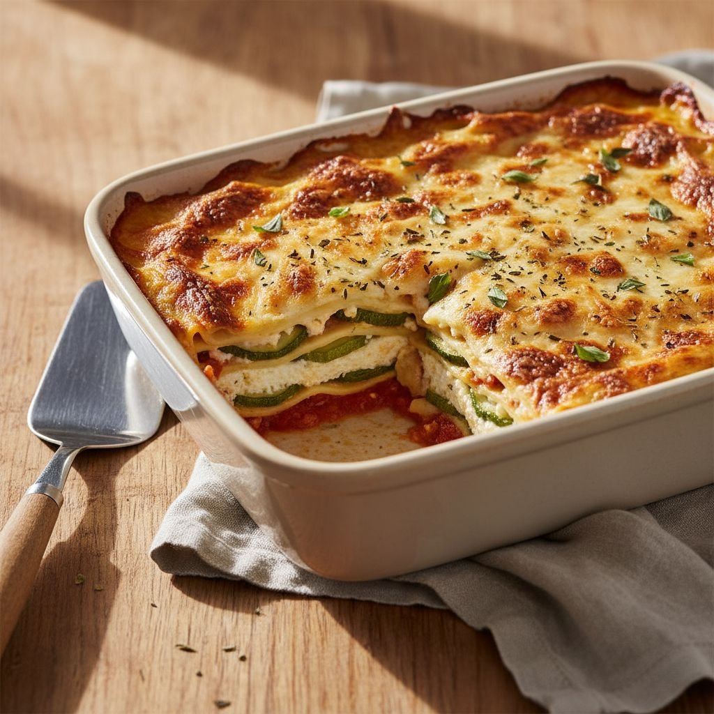 Vegetarische-Lasagne-mit-Zucchini-und-Ricotta