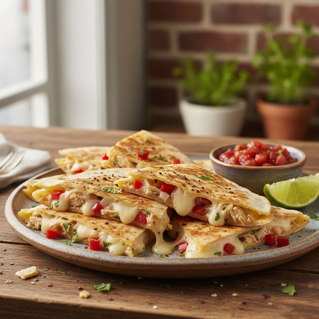 Chicken-Quesadillas-mit-Kysefyllung