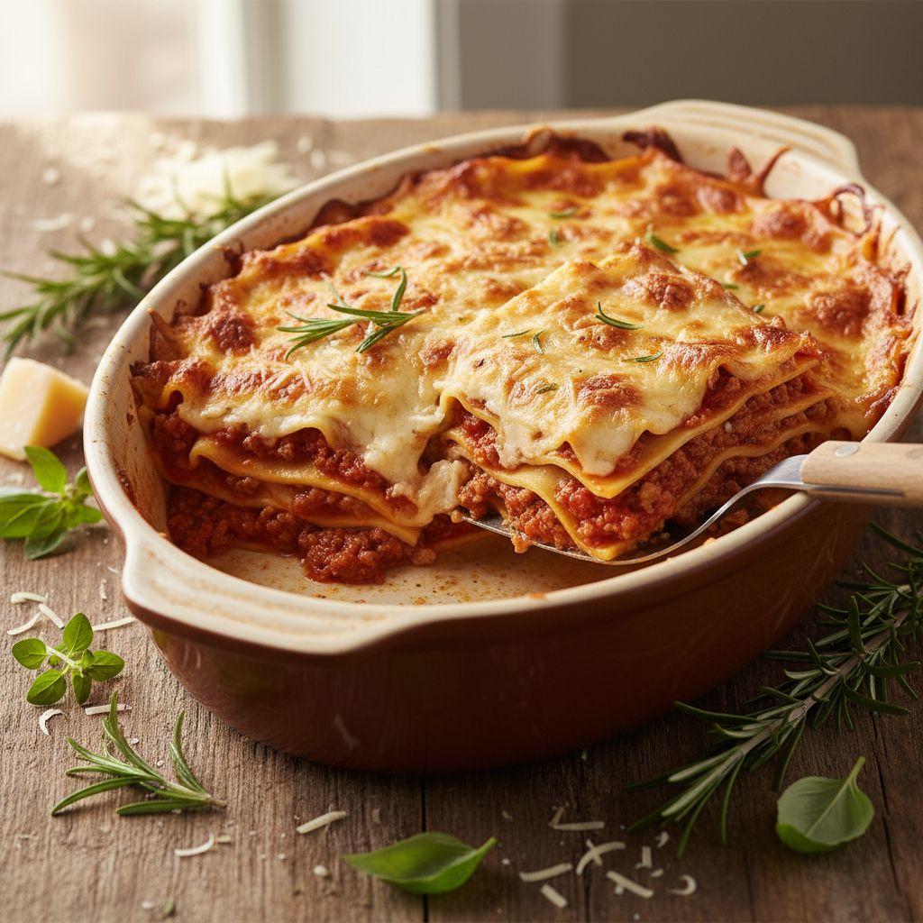 Klassische-Hackfleisch-Lasagne