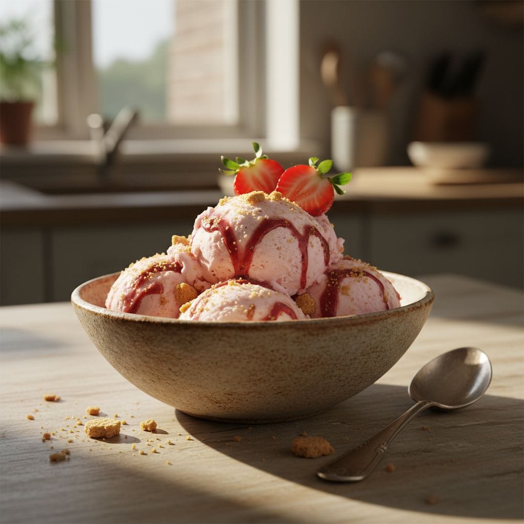 Ninja-Creami-Erdbeer-Cheesecake-Eis