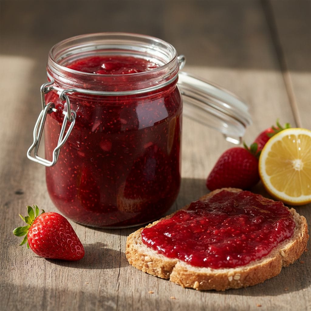 Thermomix-Erdbeermarmelade-ohne-Gelierzucker