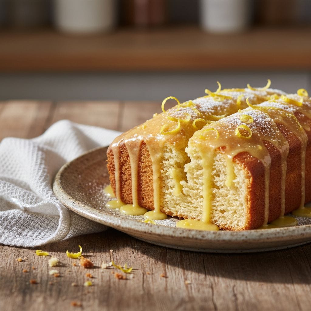 Saftiger-Zitronen-Ryhrkuchen