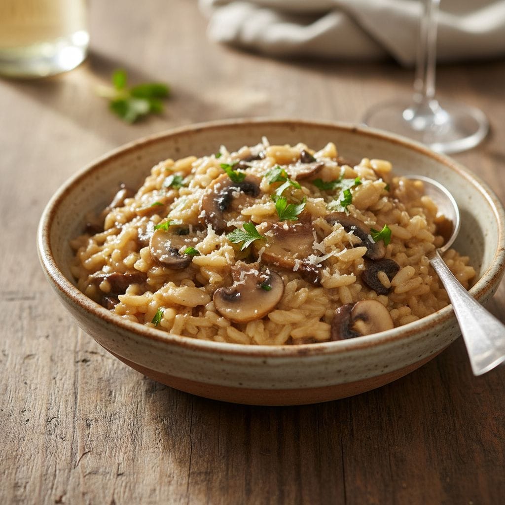Thermomix-Risotto-mit-Pilzen